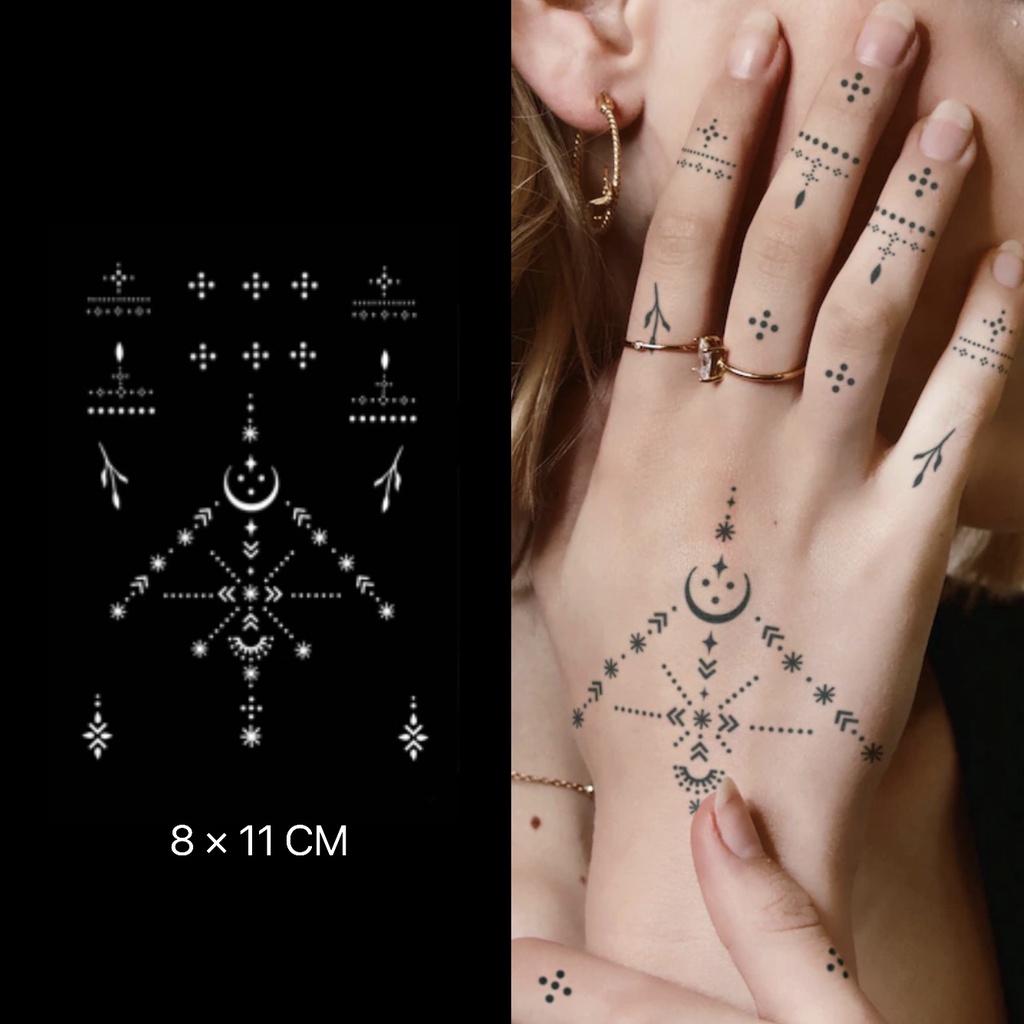 【Mars Tattoo】NEW Technology Magic, Long Lasting Weeks, Semi-Permanent  tattoo,Temporary Tattoo, tattoo sticker, Fake Tattoo, Tribal Bandage, Arm 