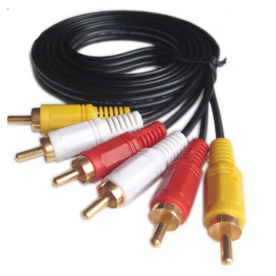 1.5M 3M 5M 3x3 Jack Plug To 3 RCA To 3RCA Audio Video AV DVD RCA