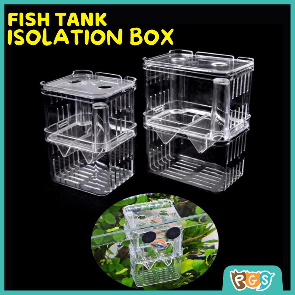 【Petcher】Aquarium Isolation Box Aquarium Isolation Divider Fish Tank ...
