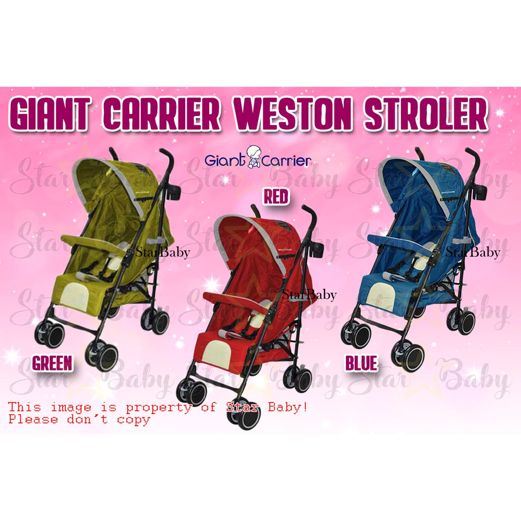 Giant carrier best sale stroller blue