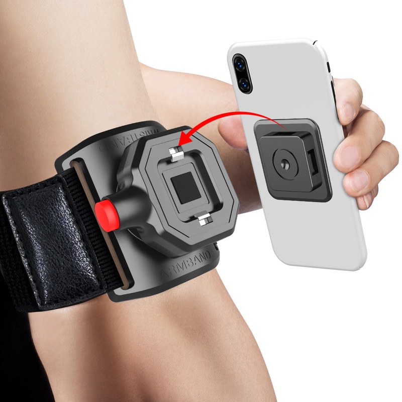 Wrist Cell Phone Holder Universal Sports Running Armband 360 Rotatable 