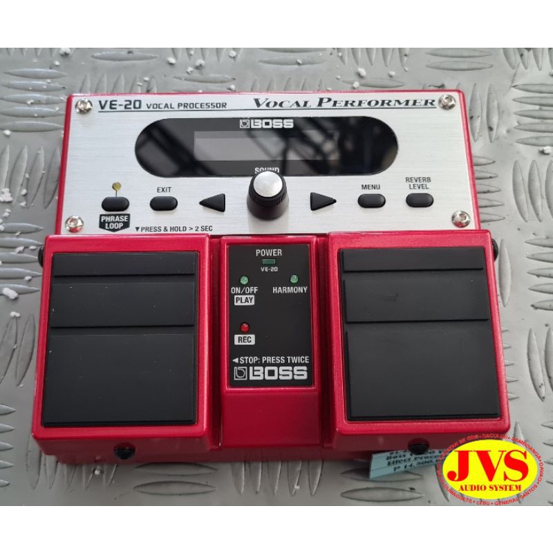 Boss VE20 Vocal Processor Twin Pedal Vocal Performer Shopee Philippines