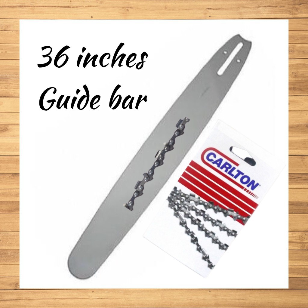 Brand new Guide Bar 36 inches with Carlton Round Head Saw Chain for 070 ...
