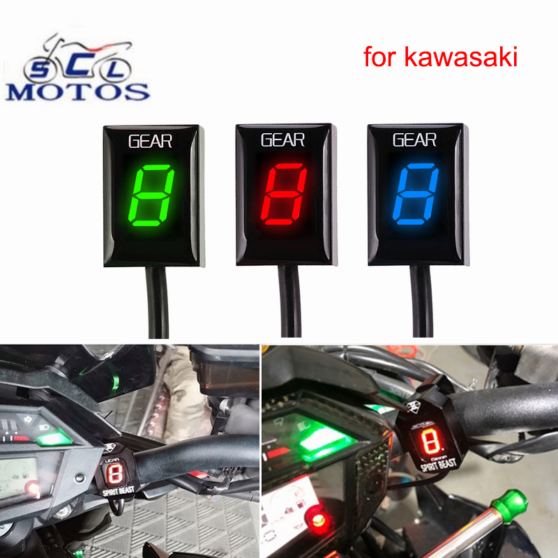 ZSDTRP Motorcycle Ecu Direct Mount 16 Speed Gear Display Indicator For