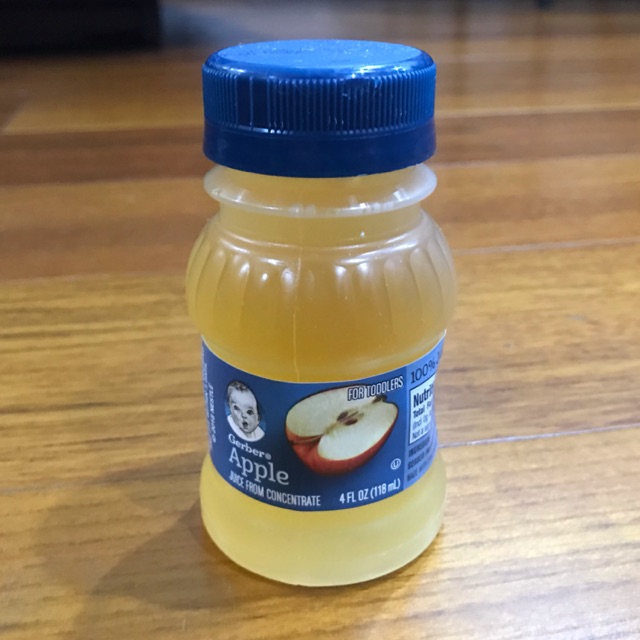 Gerber apple store juice 4 oz