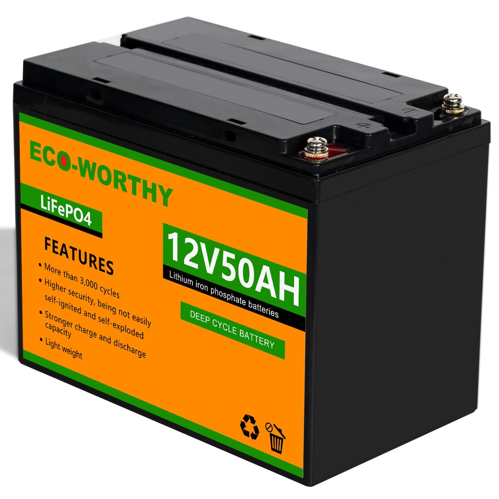 ECO-WORTHY 12V 20Ah 240Wh / 30Ah 360Wh Lithium Iron Phosphate Battery ...