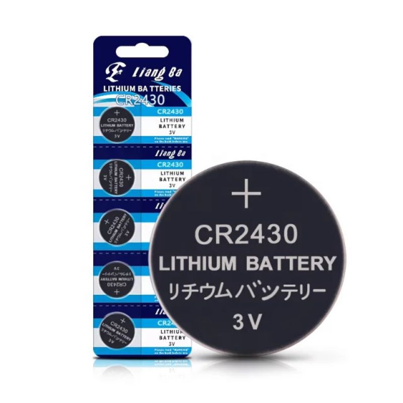 Pack of 5 batteries CR2450 / CR2430 3V Lithium Watch Battery as Known