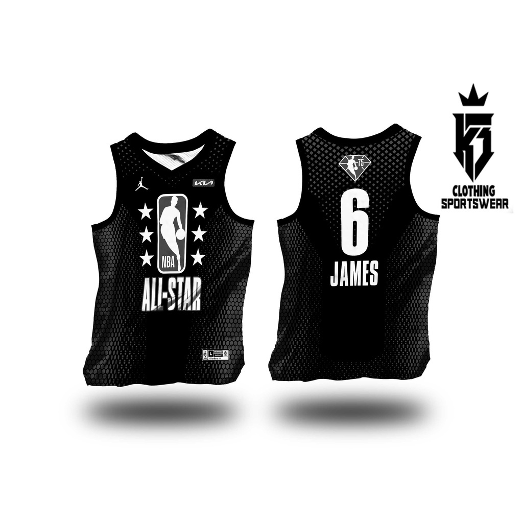 Black sublimation store basketball jersey