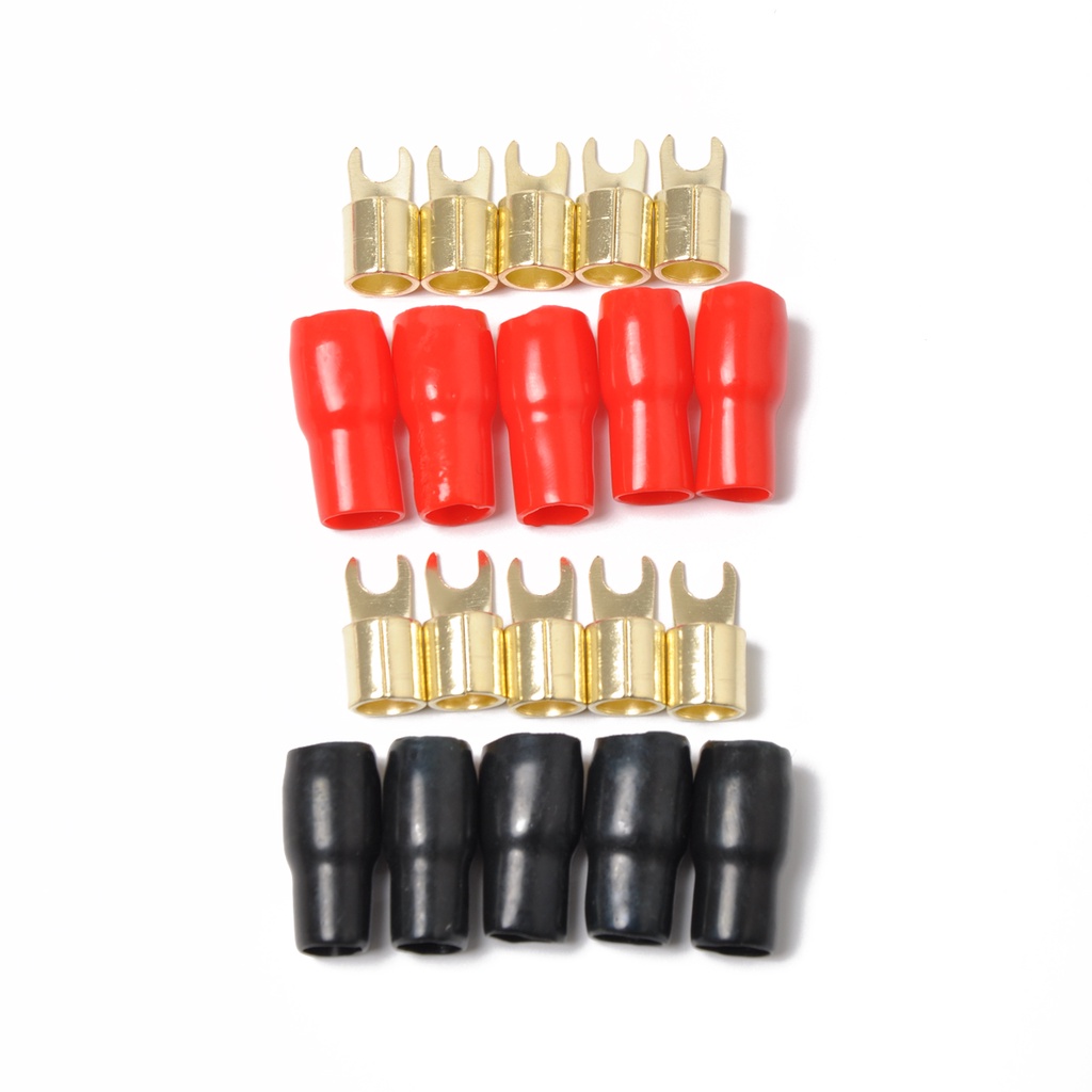 [READY STOCK] 5 Pairs Crimp Connectors Wire Spade Terminal Speaker