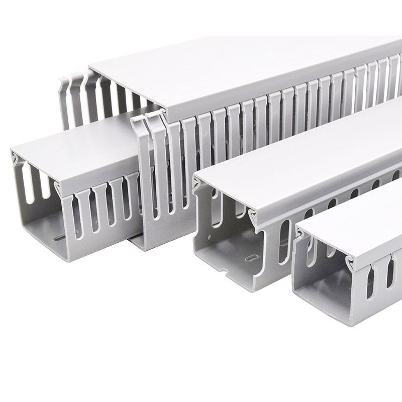 Open Slot Wire Cable Raceway Duct with Cover all Sizes Available