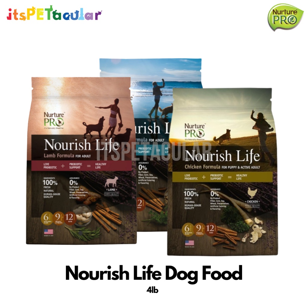 Nourish life shop dog food review