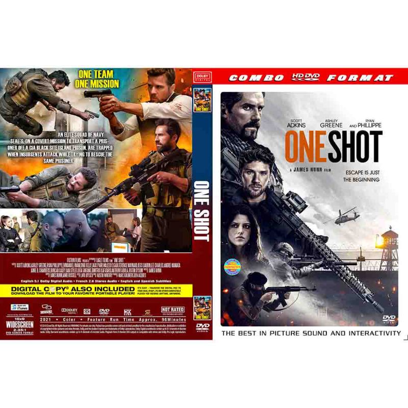 One Shot Action DVD Cassette 2021 HD Movie Action War in English and ...