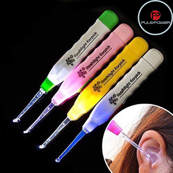 LED Light Ear Spoon Ear Picking Tool Ear Wax Remover Cleaner Ear Pick ...