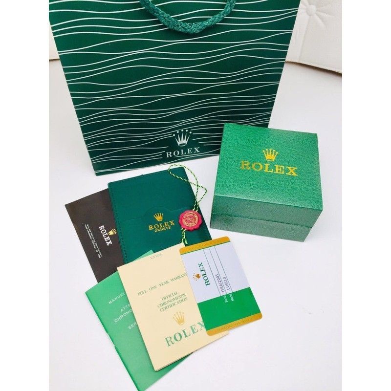 Rolex Set package Box Paper Bag Manual Tag Shopee Philippines