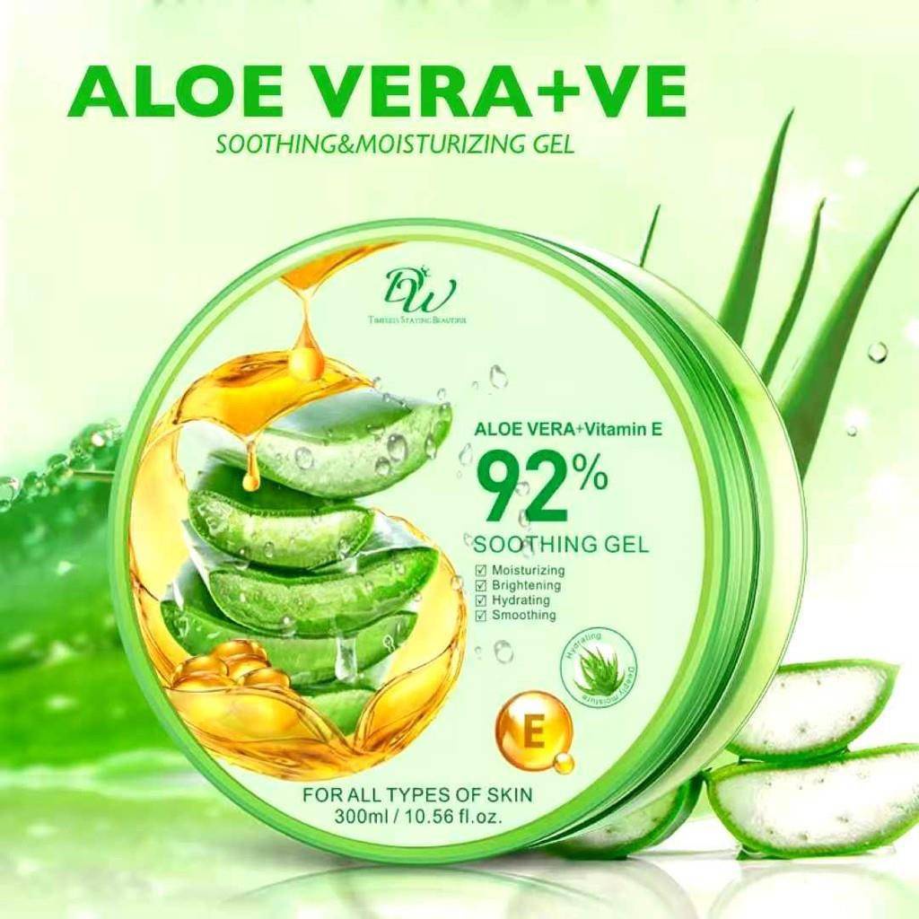 DW 92 Aloe Vera & Vitamin E Soothing Gel Moisturizing Brightrning