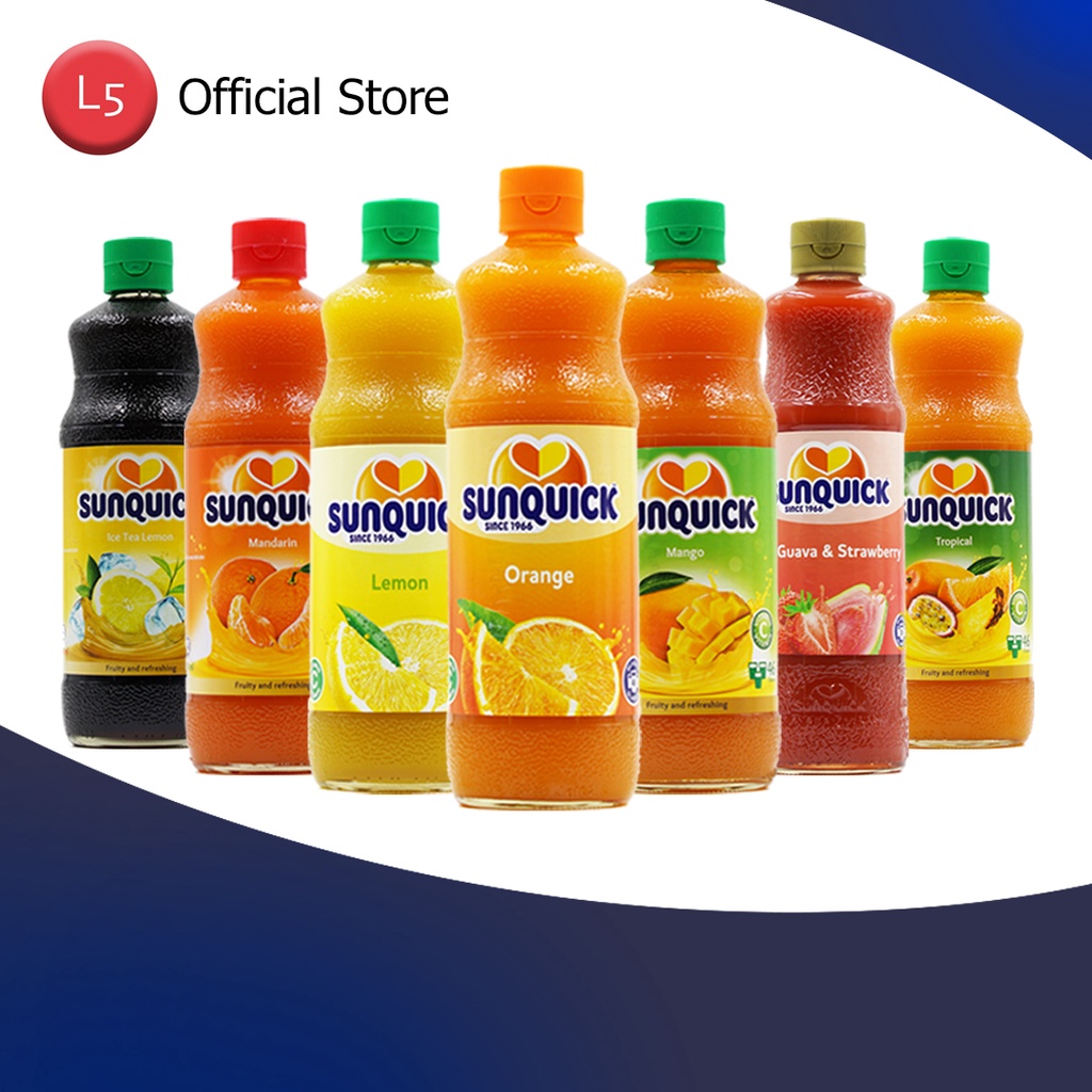 Sunquick Juice Concentrate (Orange/Lemon/Tropical/Mandarin/Mango/Pink