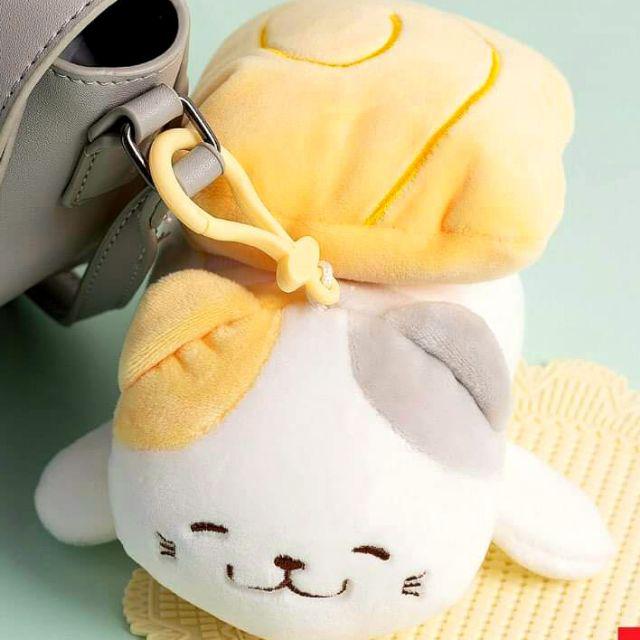 ❤ SUSHI CAT BAG CHARM KEYCHAIN PLUSH CHARM (Tamagoyaki)OR