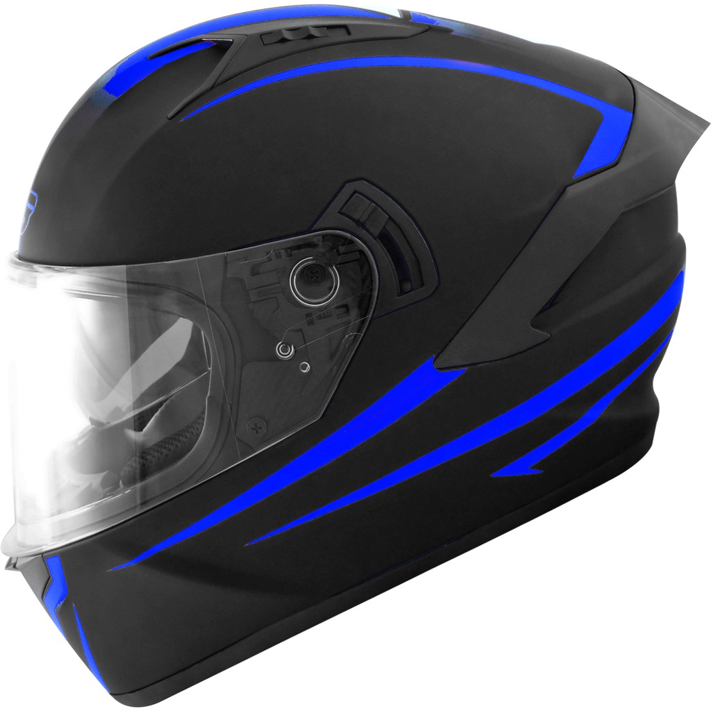 Blue 2024 black helmet