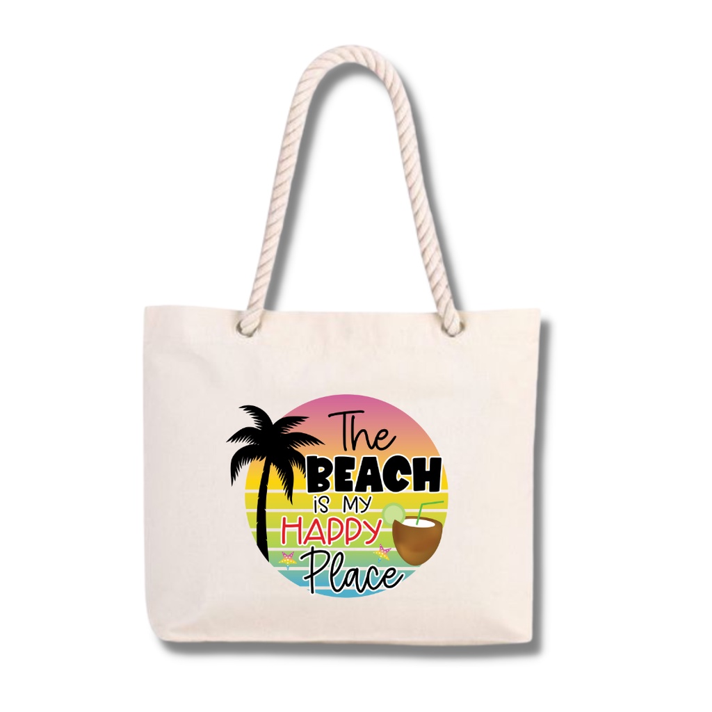 Canvas beach bag best sale