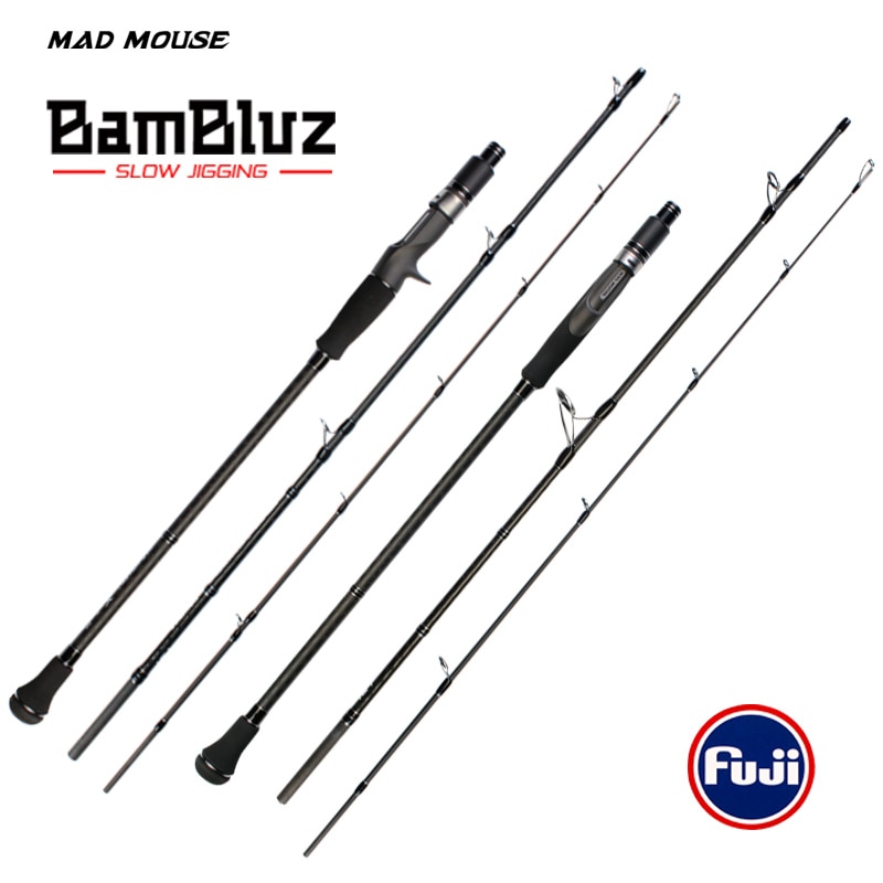Madmouse Bambluz Japan Full Fuji Parts 3 Section Portable Slow Jigging