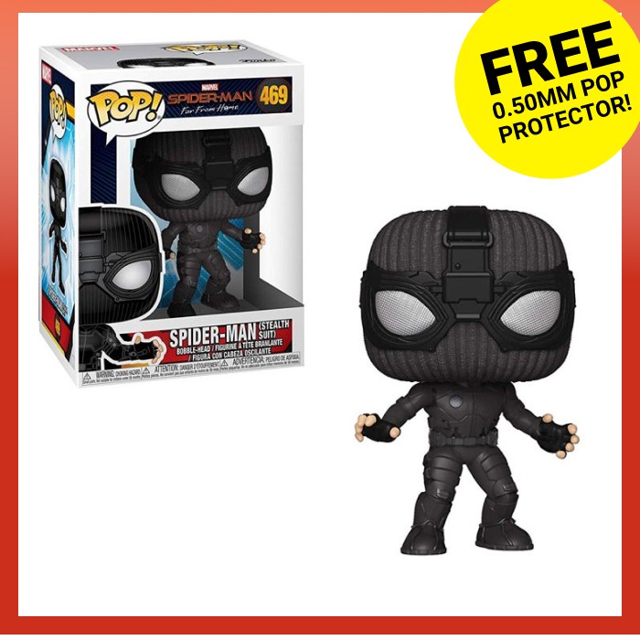 Stealth suit 2024 spiderman pop