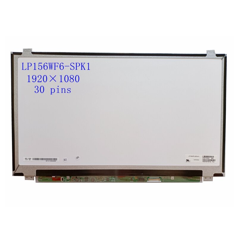 Dalle ecran 15.6 LED type LP156WF9(SP)(M9) 1920X1080 30pin 350 mm sans fixation - Informatique