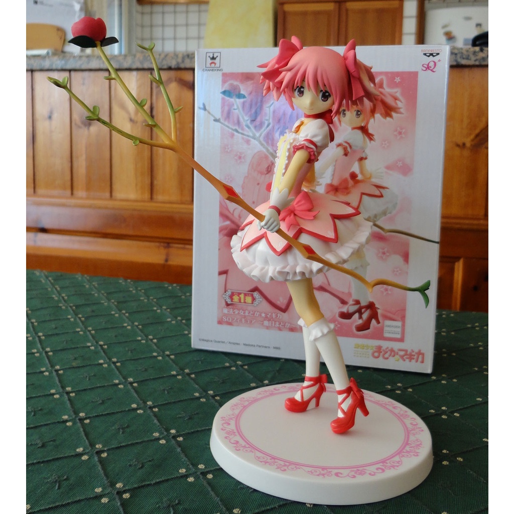 Figura Banpresto Madoka Magica – Madoka 7 De 10 Cm, Edición Limitada Y Coleccionable, Licencia Oficial