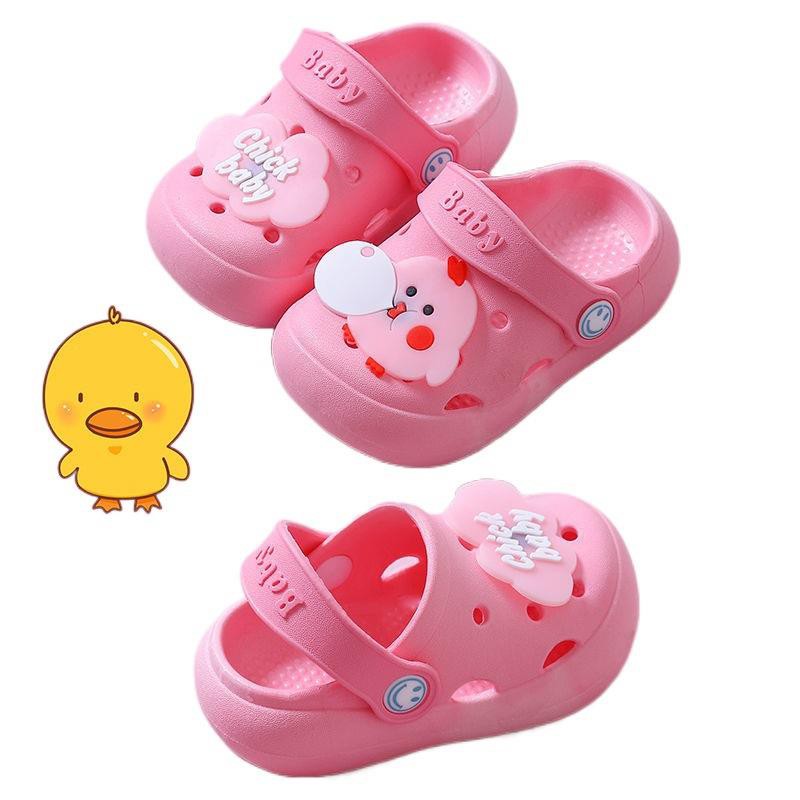 Chick BABY Children'S Crocs For Boys And Girls Aged 1-5 Years Old With ...