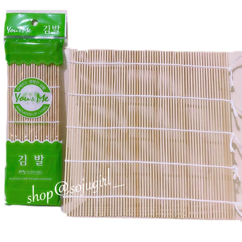 Bamboo Mat for Rolling Kimbap and Sushi Making Shopee Philippines