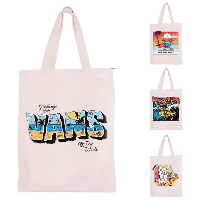 Tote bag vans discount off the wall