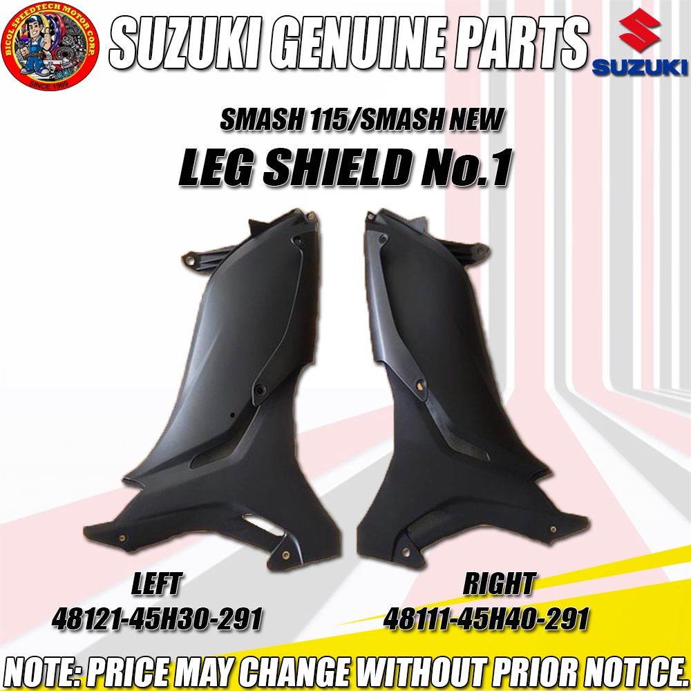 SMASH 115 LEG SHIELD NO.1 (SGP) (Left-48121-45H30-291,Right-48111-45H40-291)  (PRICE IS PER PIECE) Shopee Philippines