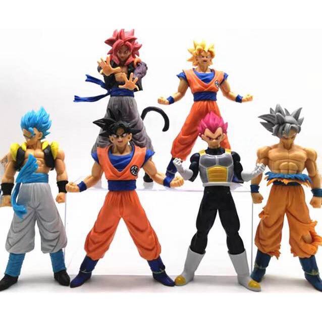 Dragon Ball Z DBZ Son Goku,Broly,Vegeta,Gogeta 7 Inch Action Figure Set ...