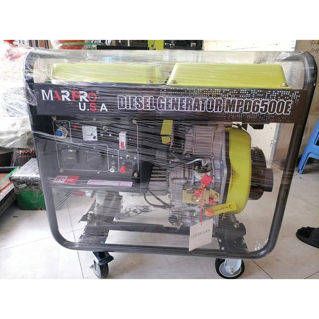 Marpro Diesel Generator Open type 6kva MPD6000E & MPD6500E 100%Copper ...