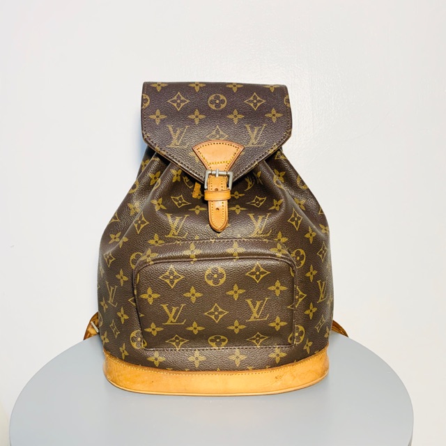 Original LV Louis Vuitton Montsouris Backpack in Monogram and