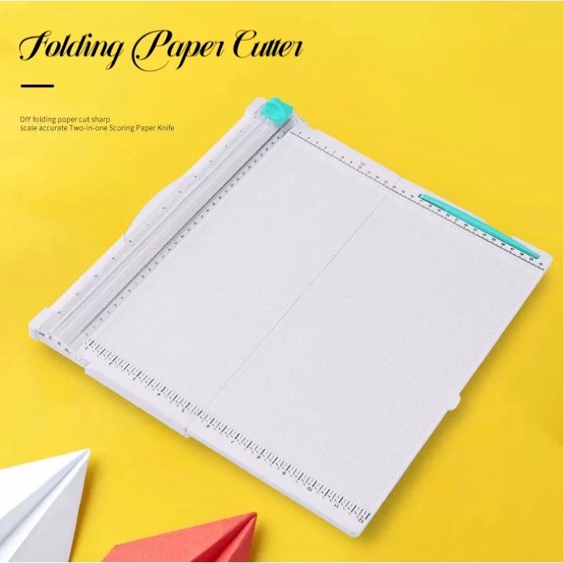 2IN1 Craft Paper Trimmer Folding Paper Cutter DIY Scrapbooking Tool ...