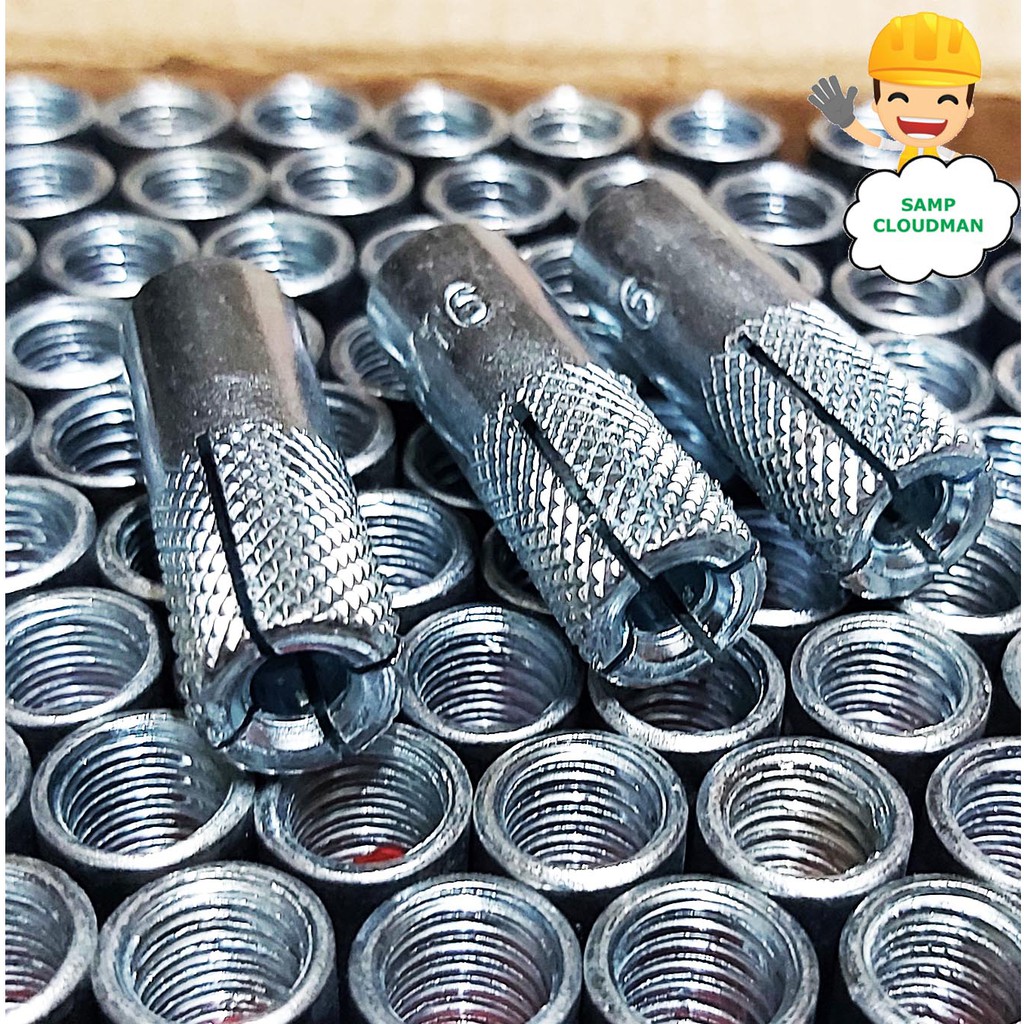 Grip Anchor 1/4 5/16 3/8 Anchor Bolts Grip Anchors Per 2 Pieces Shopee Philippines