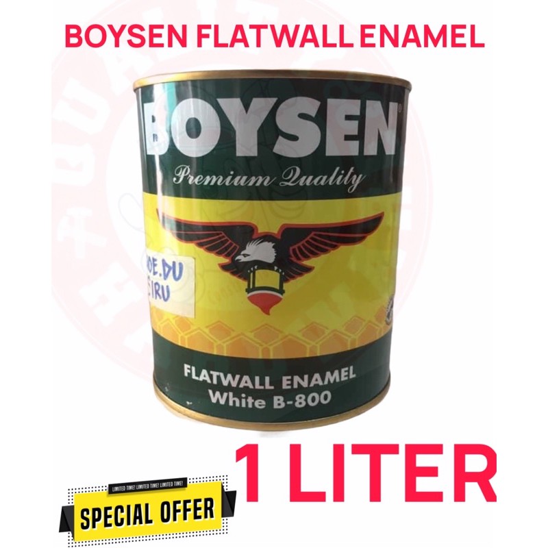 Boysen Flatwall Enamel 1 Liter | Shopee Philippines