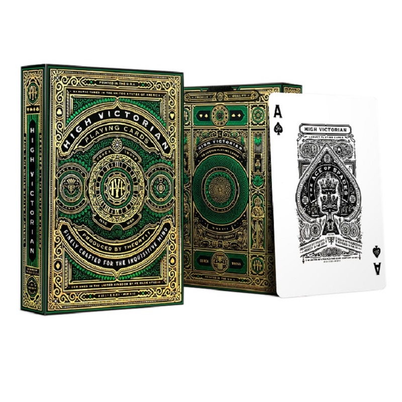 Jeu De Cartes à Jouer Theory11 Medallions - Édition Luxe Marron Et Or - Fabriqué Aux États-Unis