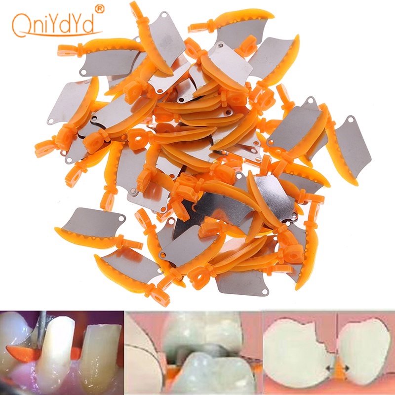 50X Dental Prime Teeth Interproximal Plastic Wedge Knife Protection