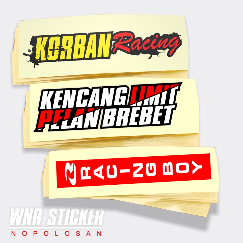 Sticker Cutting 2 Layers sticker rcb racing boy sticker Tight limit