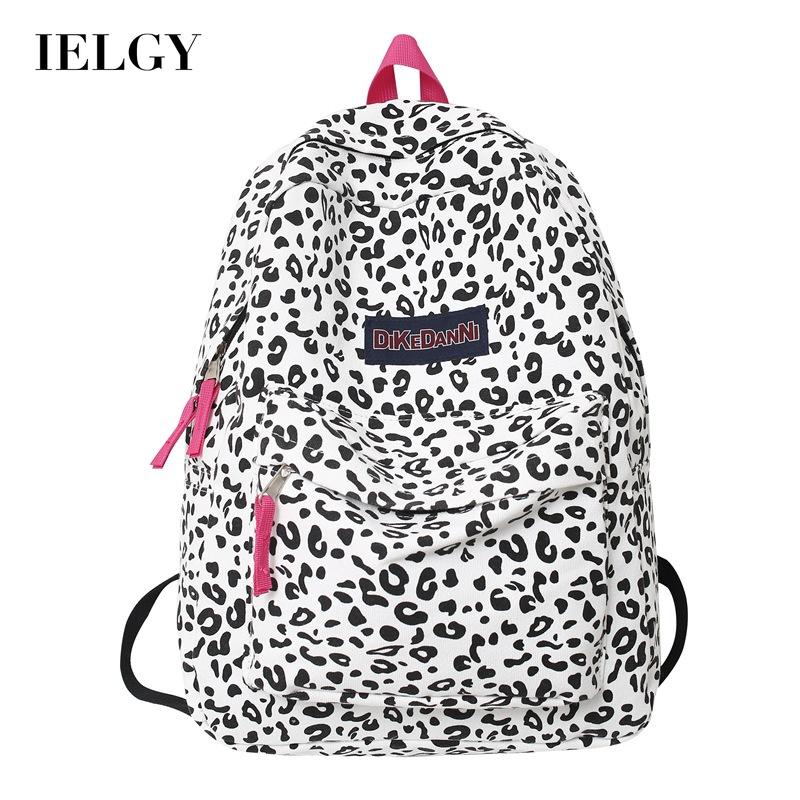 IELGY Women s Casual Canvas Cow Print Backpack Shopee Philippines