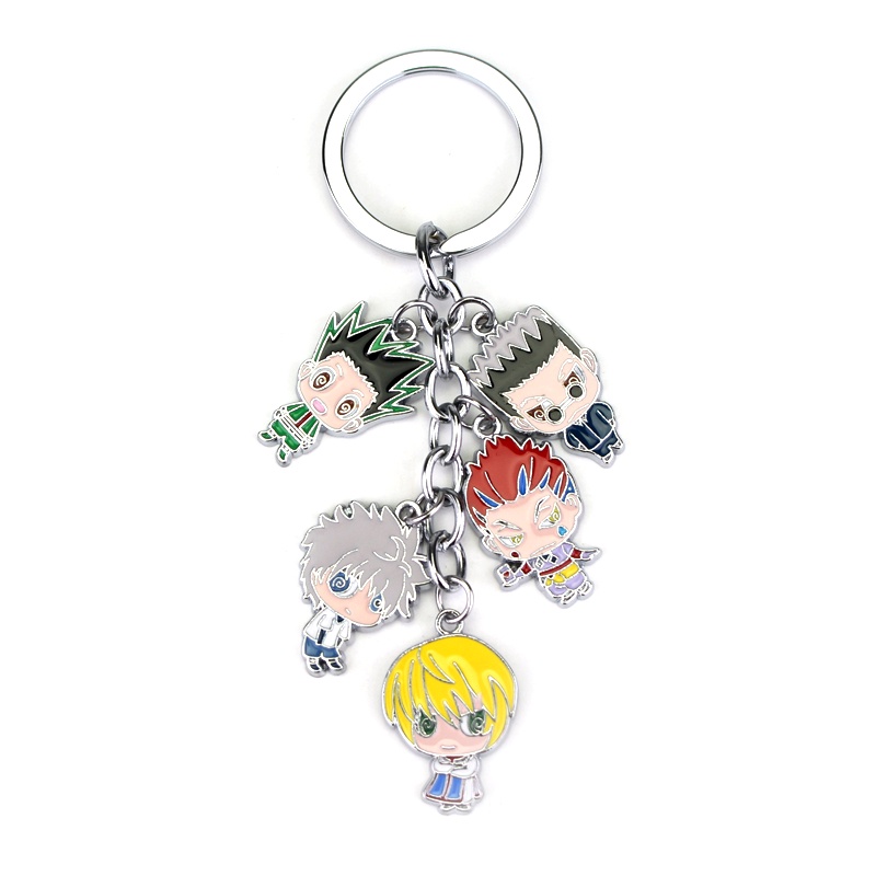 Cartoon Anime Hunter x Hunter Keychain Figure Keyring Cosplay Jewelry ...