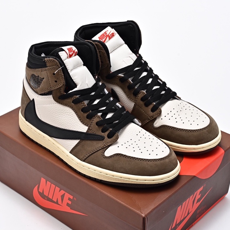 Travis Scott X Nike Air Jordan 1 Retro Og “dark Mocha” High Cut