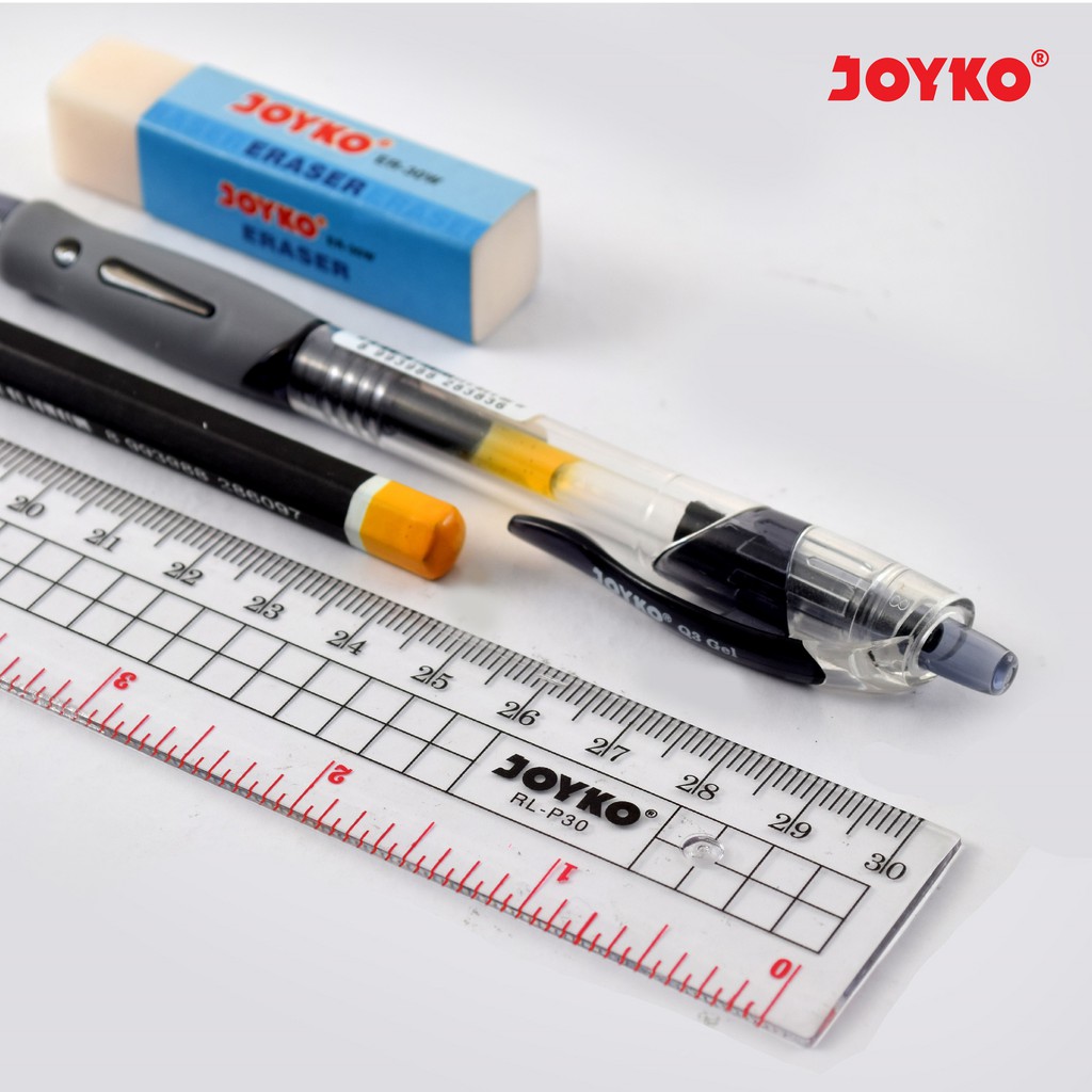 Joyko Ruler 30cm TRANSPARENT / Joyko Ruler 30cm long RL-P30 | Shopee ...