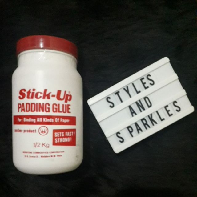 [ONHAND] Red padding glue for bookbinding / notepads Shopee Philippines