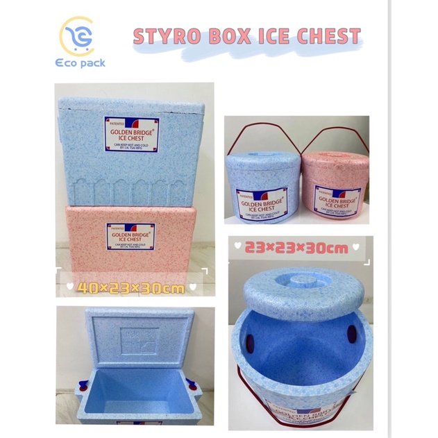 Ice store box styro