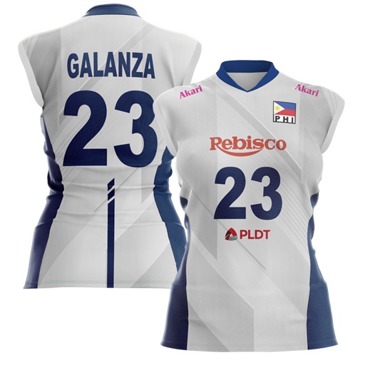 Volleyball Jersey for Women Customized Name and Number Team Philippines ...
