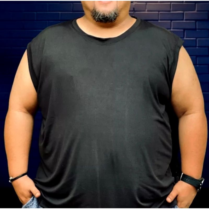 Sando Shirt Black For Gym XSmall to 5XL Plus Size Unisex