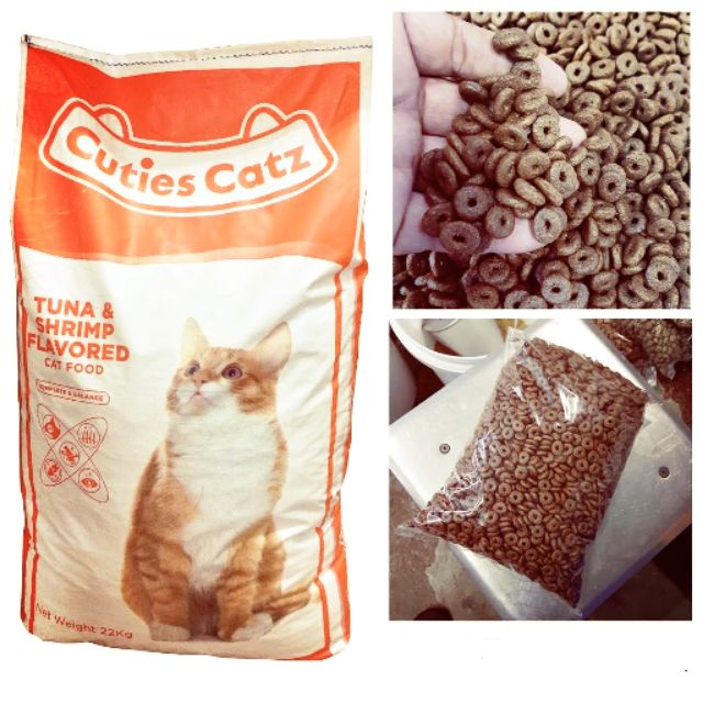 CUTIES Tuna And Shrimp Flavor CAT FOOD Donut Shape Shopee Philippines