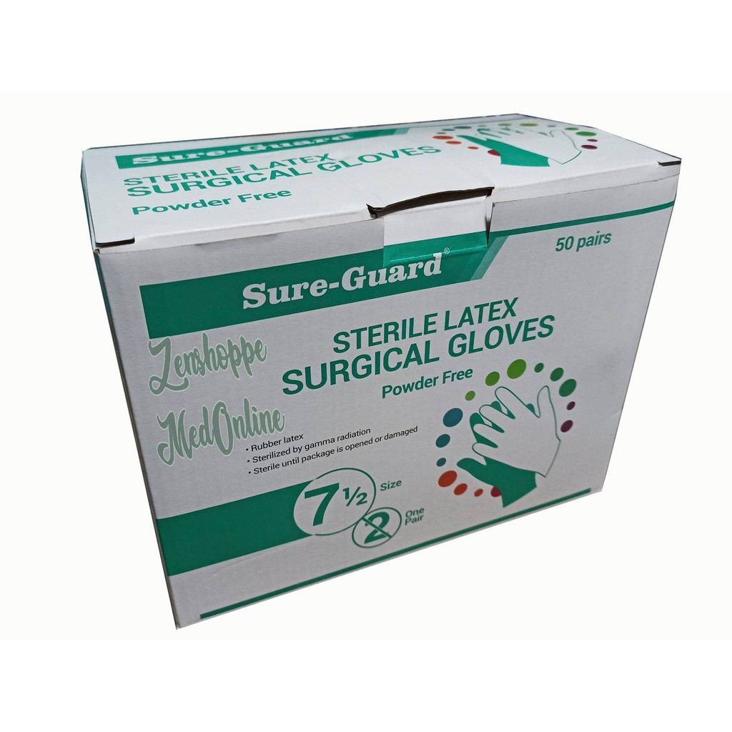 Latex Surgical Gloves (50 pairs/box) Shopee Philippines